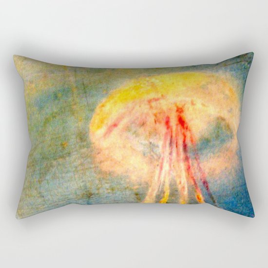 Glow of the jellyfish Rectangular Pillow