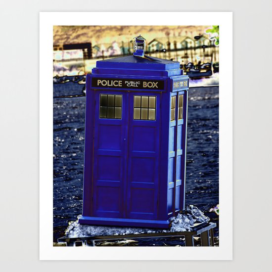 The Tardis Art Print