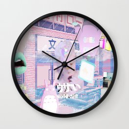 めちゃくちゃ可愛い !!  Wall Clock | Graphic Design, People, Pop Surrealism, Game 