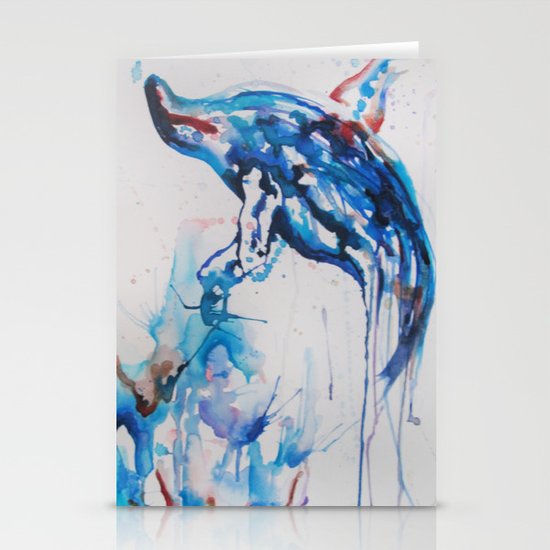 Whale Stationery Cards