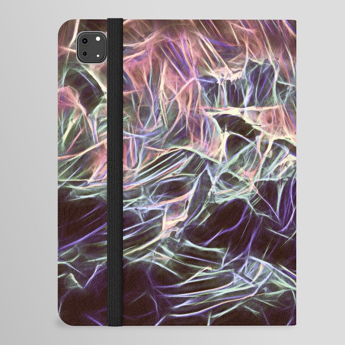 Desaturated Hot And Cold Abstraction iPad Folio Case