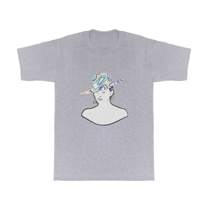 Lady with Hat-12 T Shirt