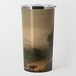 Asher Brown Durand - Landscape with Cattle Travel Mug