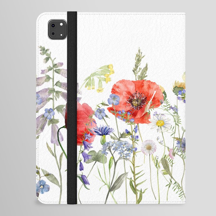 Wildflowers Field Meadow  iPad Folio Case