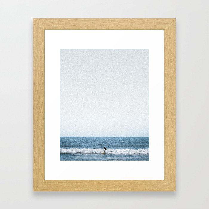 Lone Rider Framed Art Print