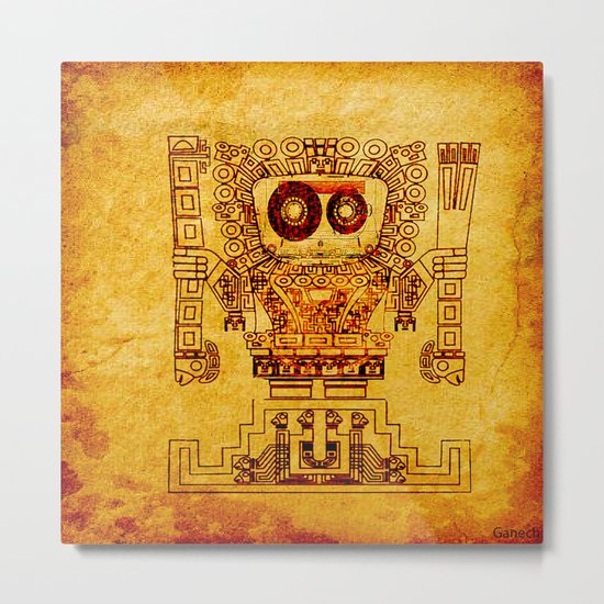 The last divinity musical of the Mayan empire Metal Print