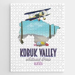 Kobuk Valley Alaska national park map Jigsaw Puzzle