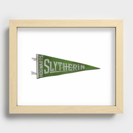 Slytherin 1948 Vintage Pennant Recessed Framed Print
