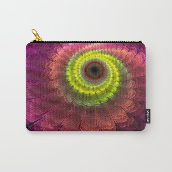 Curling up fantasy flower Carry-All Pouch