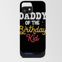 Circus Birthday Party Dad Theme Cake Ringmaster iPhone Card Case