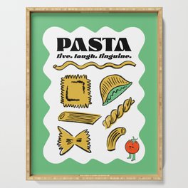 Pasta Print Serving Tray
