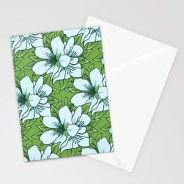 Floral Lotus Medallion Stationery Card