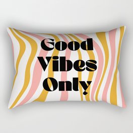 Good Vibes Only Rectangular Pillow