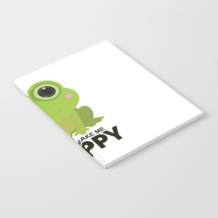 Frogs Make Me Happy Notebook