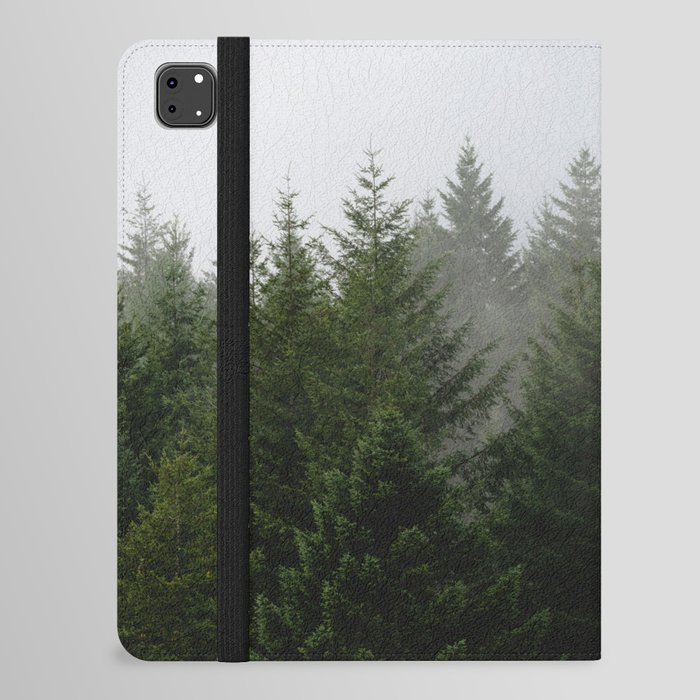 Foggy Trees Pacific Northwest iPad Folio Case
