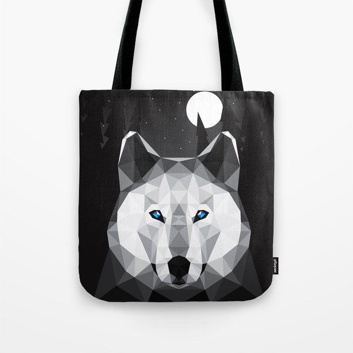 The Tundra Wolf Tote Bag