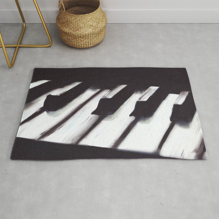 Piano Keys Rug By Fourbeesdesign Society6 Piano Keys Rug By Fourbeesdesign Society6