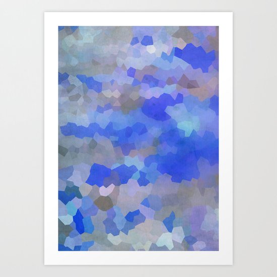 Blue Waves Art Print