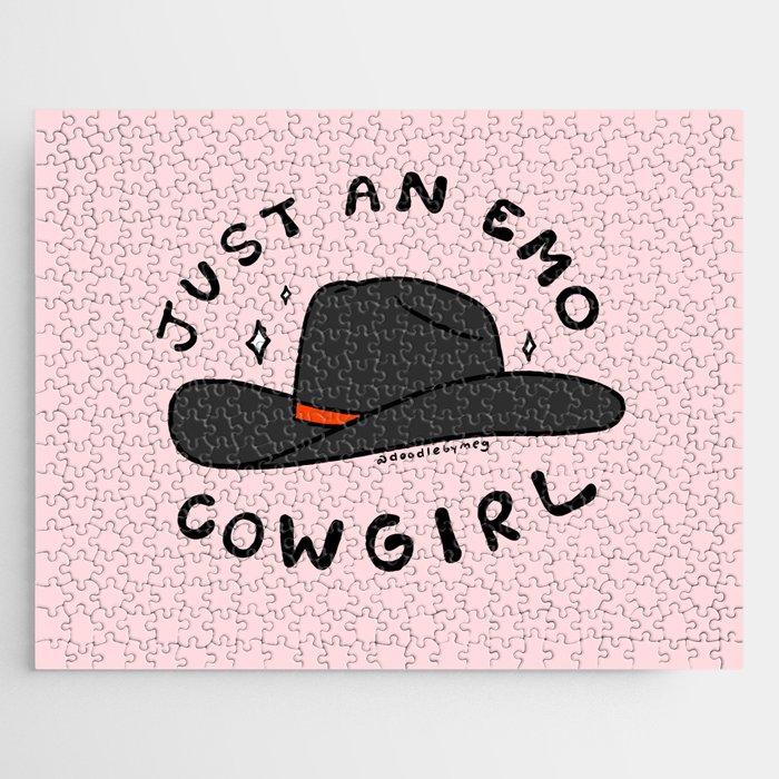 Just An Emo Cowgirl Jigsaw Puzzle
