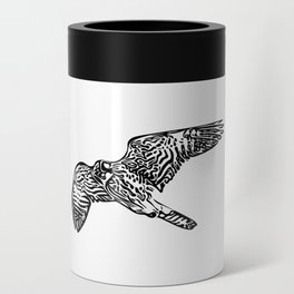 Vintage Hawk In Flight Can Cooler