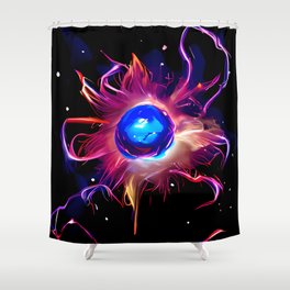 Supernova Life 001 Shower Curtain