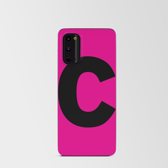 letter C (Black & Magenta) Android Card Case