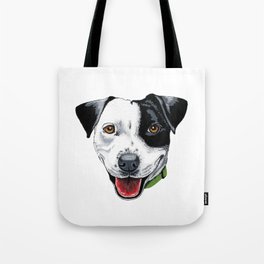 Black and White Dog Tote Bag