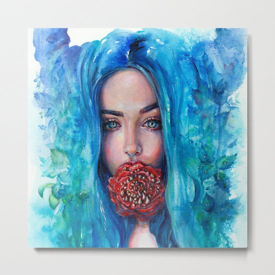 Rose Trap Metal Print
