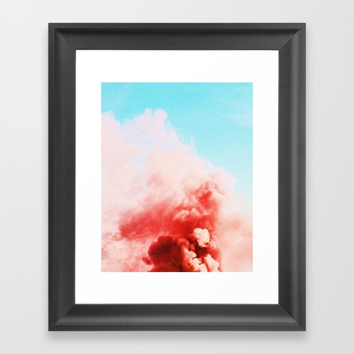 Candy Smoke #society6 #decor #buyart Framed Art Print