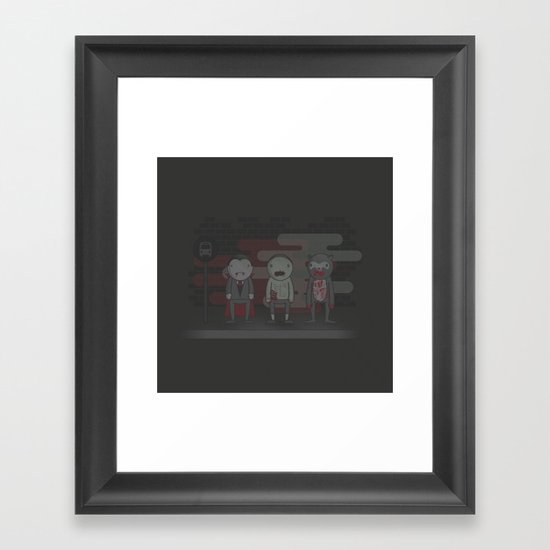 Meals on Wheels Framed Art Print