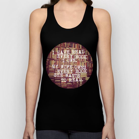 Books Unisex Tank Top