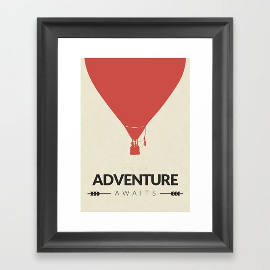 Your Adventure Awaits Framed Art Print