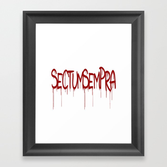 Sectumsempra Framed Art Print
