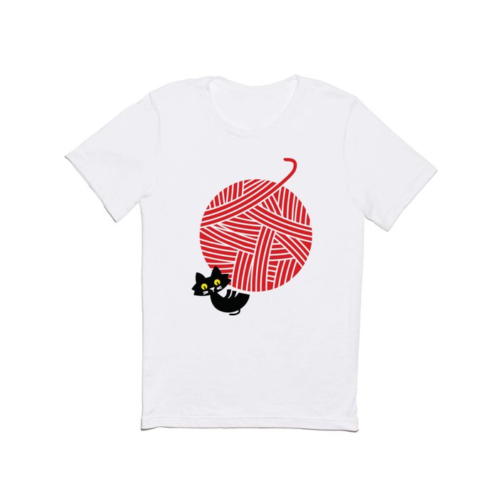 Fitz - Happiness (cat and yarn) T Shirt