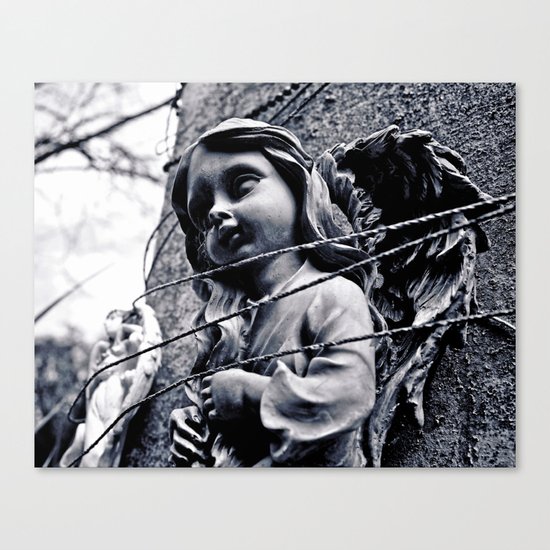 Angelic misery Canvas Print