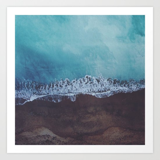 Oceans away Art Print