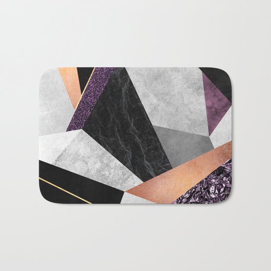 Purple Geo Bath Mat