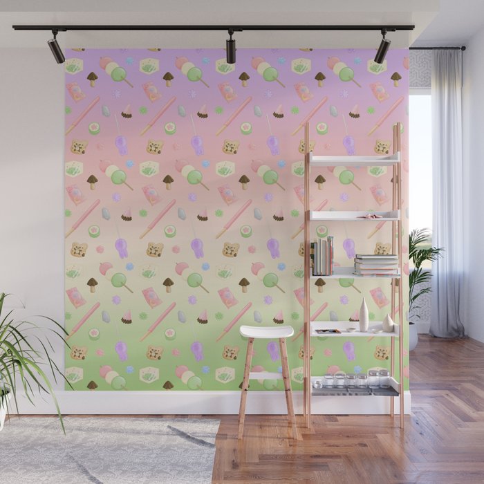 Japanese Candy Wall Mural