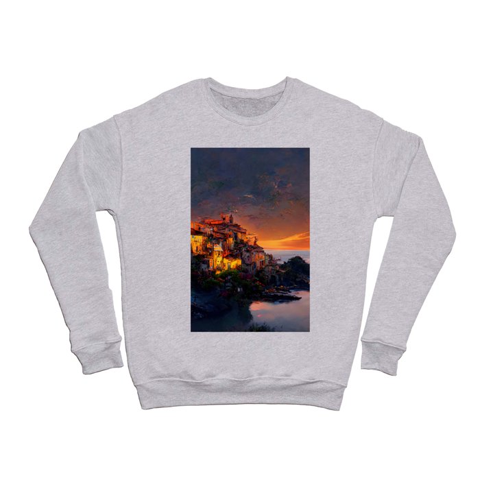 Sunset on the Italian Riviera Crewneck Sweatshirt