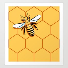 Bee-utiful Art Print