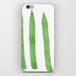 Watercolor Vertical Lines With White 54 iPhone Skin