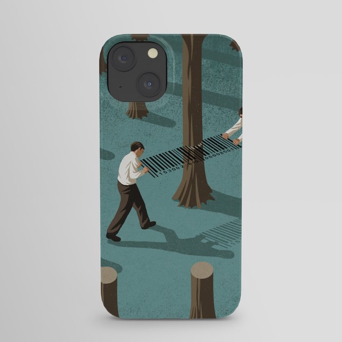 barcode loggers iPhone Case