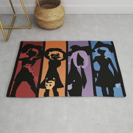 Silhouetted Witches Rug