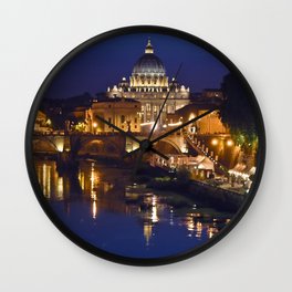 St. Peter's Basilica in Rome Wall Clock