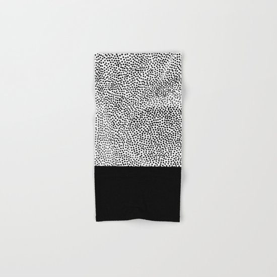 Dots and Black Hand & Bath Towel