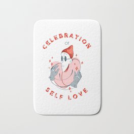Celebration of self-love Bath Mat
