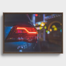 Light car Framed Canvas