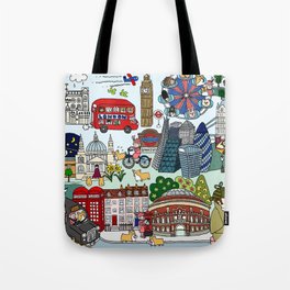 The Queen's London Day Out Tote Bag