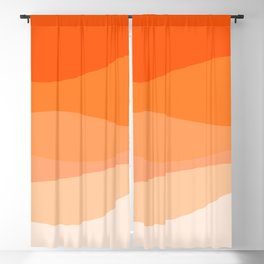 Creamsicle Dream - Abstract Blackout Curtain