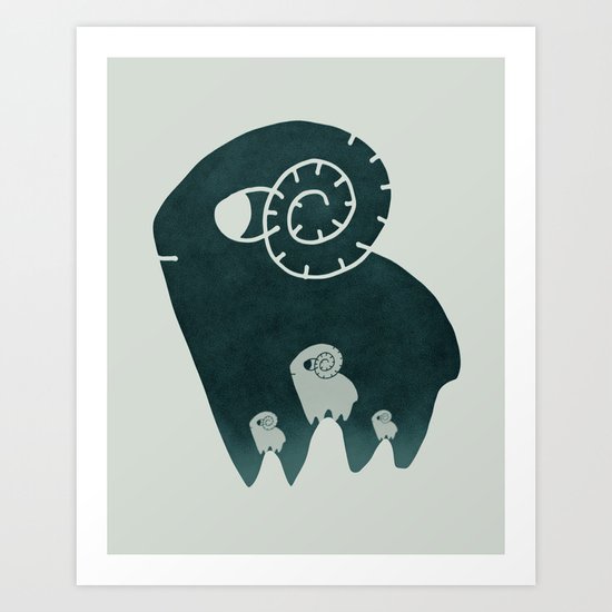 We Love Cliffs Art Print